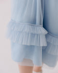 In stock • MATERNITY DRESS FOR Baby shower Blue • STYLE MONICA