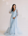 In Stock • Tulle Maternity Dress For Baby Shower • Style JULIA