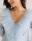 In Stock • Tulle Maternity Dress For Baby Shower • Style JULIA