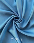 In Stock • Stylish Satin Pajamas Set BLUE • Style MOON