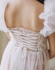 Maternity Boudoir Wedding Dress For Photo Shoot • Style ALICE