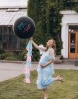 In stock • MATERNITY DRESS FOR Baby shower Blue • STYLE MONICA