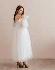 Maternity Bridal Tulle Dress • Style AMANDA