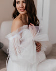 Maternity Bridal Tulle Dress • Style AMANDA