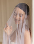 Beaded bridal veil • Unique wedding veil