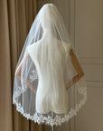 Lace wedding veil