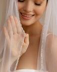 Beaded Wedding Veil
