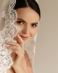 Lace veil with sequins • Royal wedding veil