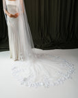 Wedding lace veil • Royal bridal veil