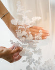 Wedding lace veil • Royal bridal veil