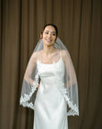 Lace wedding veil