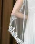 Lace wedding veil