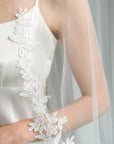 Lace wedding veil