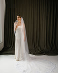Wedding lace veil • Royal bridal veil