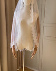 Veil chantilly lace • Eyelash lace veil