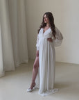 Maternity boho wedding dress • Style ADELLE