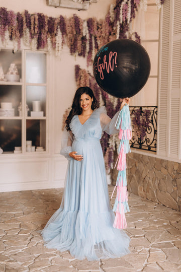 Tulle Maternity Dress For Baby Shower • Style JULIA