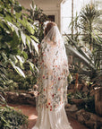 Wildflower embroidered wedding veil •  Trend 2024 - STYLE FLOWER