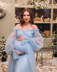 In Stock • Baby Shower Photoshoot Dress • Style ABIGAIL