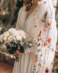 Wildflower embroidered wedding veil •  Trend 2024 - STYLE FLOWER