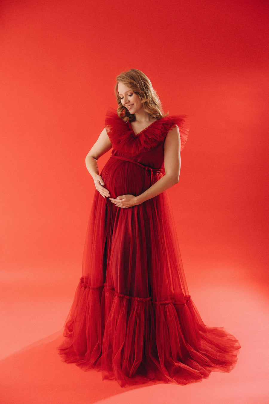 MATERNITY DRESS FOR PHOTO SHOOT • STYLE CHARLOTTE