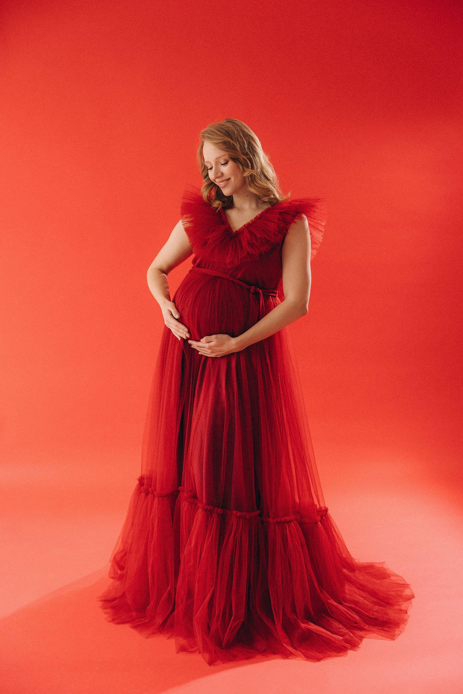 In Stock • Maternity Dress For Photo Shoot • Style CHARLOTTE