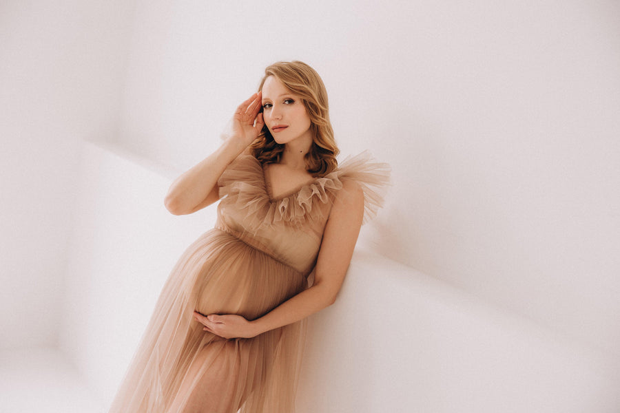 Boudoir Maternity Dress For Photo Shoot • Style CHARLOTTE