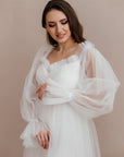 Maternity Bridal Tulle Dress • Style AMANDA