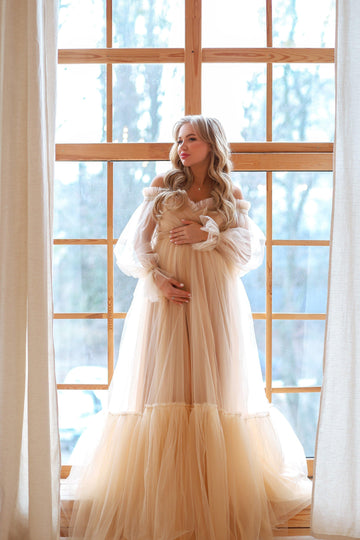 Baby Shower Photoshoot Dress • Style ABIGAIL