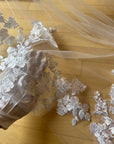 Wedding lace veil • Royal bridal veil