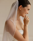 Beaded Wedding Veil