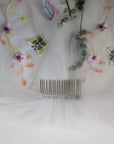 Wildflower embroidered wedding veil •  Trend 2024 - STYLE FLOWER