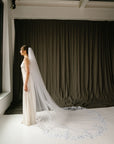 Wedding lace veil • Royal bridal veil