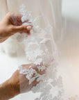 Wedding lace veil • Royal bridal veil