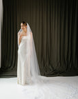 Wedding lace veil • Royal bridal veil