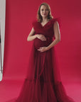 MATERNITY DRESS FOR PHOTO SHOOT • STYLE CHARLOTTE