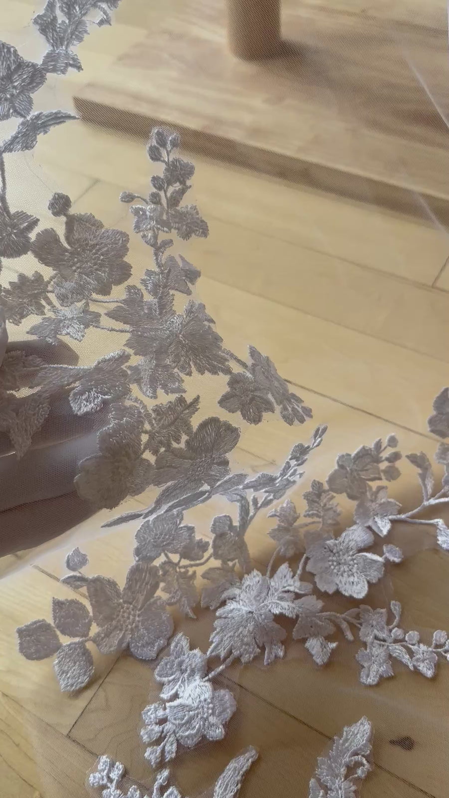 Wedding lace veil • Royal bridal veil