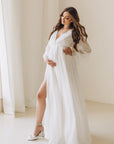 Maternity boho wedding dress  •  Style ADELLE