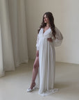 Maternity boho wedding dress  •  Style ADELLE