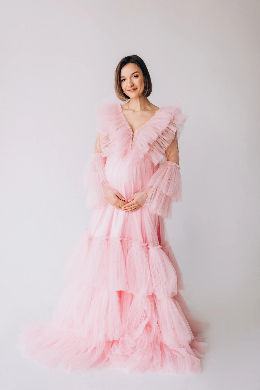 Puffy Tulle Maternity Dress For Photo Shoot • Style BUTTERFLY