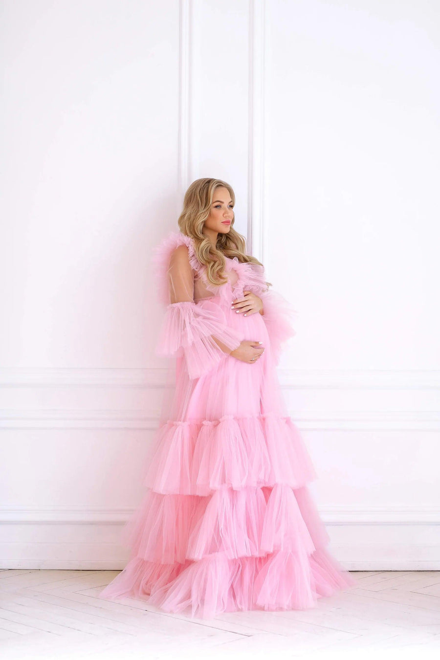 Puffy Tulle Maternity Dress For Photo Shoot • Style BUTTERFLY