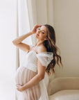 Maternity Boudoir Dress For Photo Shoot • Style ESTER