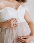 Maternity Boudoir Dress For Photo Shoot • Style ESTER