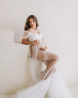 Maternity Boudoir Dress For Photo Shoot • Style ESTER