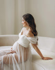 Maternity Boudoir Dress For Photo Shoot • Style ESTER