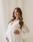 Maternity boho wedding dress  •  Style ADELLE