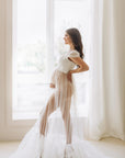 Maternity Boudoir Dress For Photo Shoot • Style ESTER